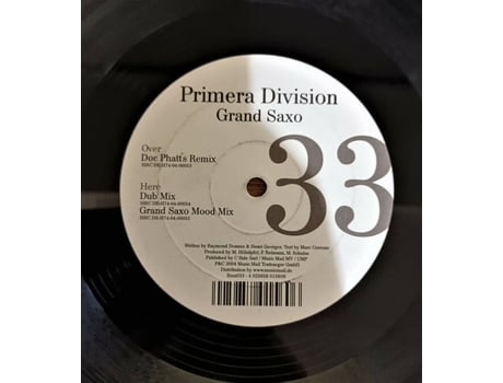 Vinil Grand Saxo Le Bien Et Le Mal
