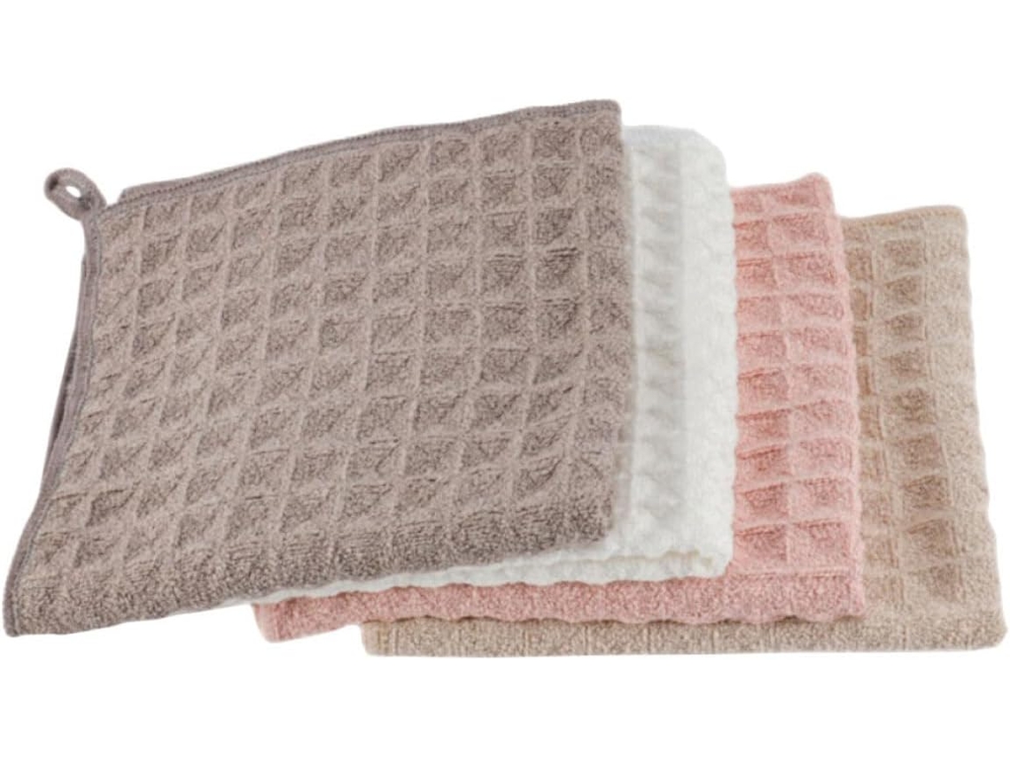 Conjunto De 4 Panos De Limpeza Material Absorvente, Mult Reutilizáveis