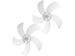 Conjunto De 2 Pás Transparentes Para Ventiladores De Pedestal.