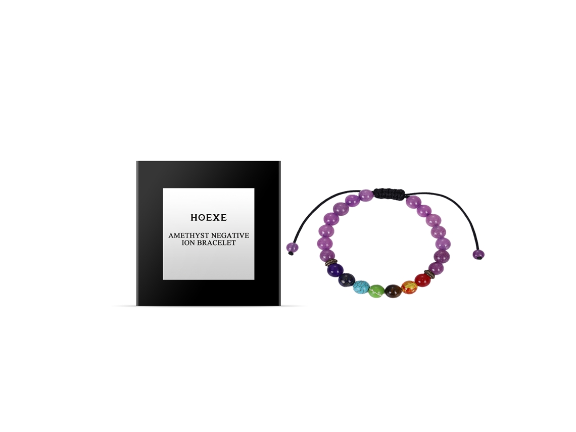 Pulseira Ametista com Íons Negativos Saúde
