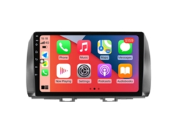 Auto Rádio Carro Bluetooth Autoradio 8GB RAM 128G ROM CarPlay Navegação GPS Ecrã Táctil RoverOne para Toyota BB 2 QNC20 2005-2016  