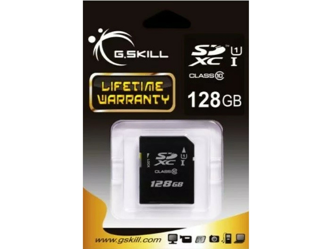 Cartão Micro SD G.SKILL FF-SDXC128GN-U1. (128 GB)