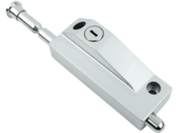 Trava De Segurança Para Porta Giratória Ferro, Marca Practical Brand Home Park, Confiável Com Chave