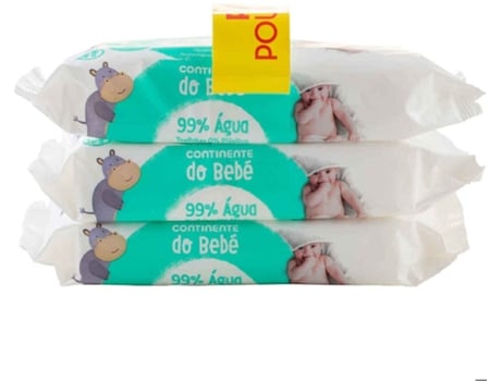 TOALHITAS 99% ÀGUA CONT.DO BEBÉ 3X60UN