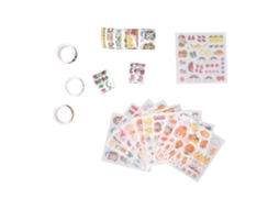 Cinta Washi Diy Decorativa Reaplicável Sem Marcas Conjunto De Fitas De Scrapbooking Outono Inverno