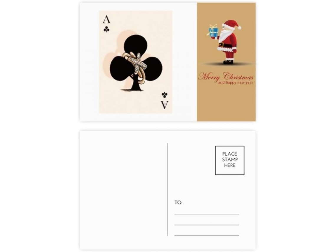 Conjunto de 20 Cartões postais com o Tema Clube a e Papai Noel. 14,6 X 9,8 Cm