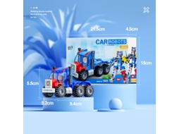 Crianças Blocos de Construção Puzzle Montar Brinquedos Pequenos Grânulos Presentes para Crianças NDUG (carro de Carga 70 Pellets)