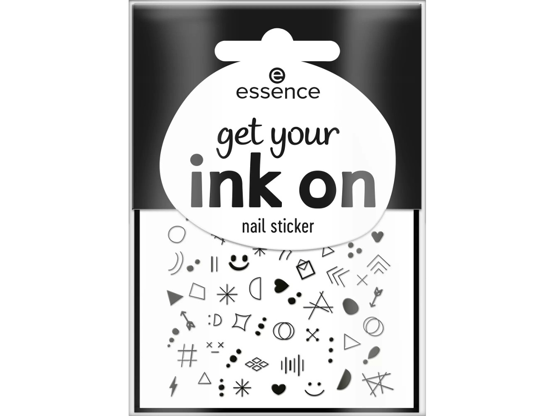 Coloque a sua tinta em autocolantes para unhas
