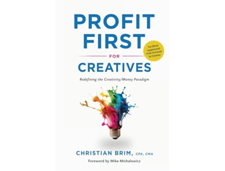 Livro Profit First for Creatives de Christian Brim (Inglês)