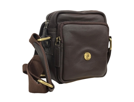 Bolsa De Tiracolo Pequena Doggy Castanha