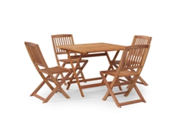 Garden Dining Set, Garden Dining Sets Vidaxl Marrom Madeira De Acácia (n/a)