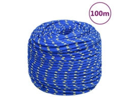 Vidaxl Corda De Barco 10 Mm 100 M Polipropileno Azul