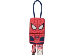 Cabo TRIBE Spiderman (USB - Micro-USB - 0.22m - Vermelho)