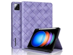 Capa de couro para tablet com relevo de diamante Webake
