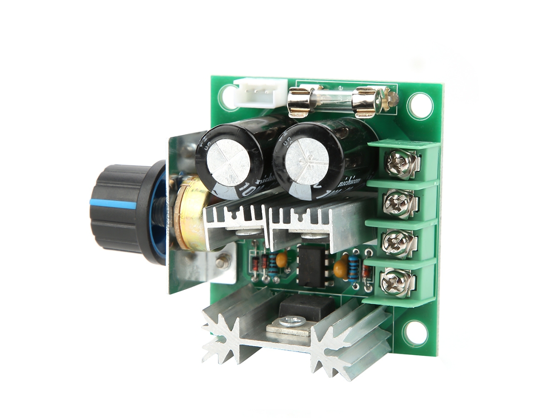 Controlador De Velocidade Pwm Para Motor Dc Laxiscreed: 12v A 40v, 10a, Regulação Precisa