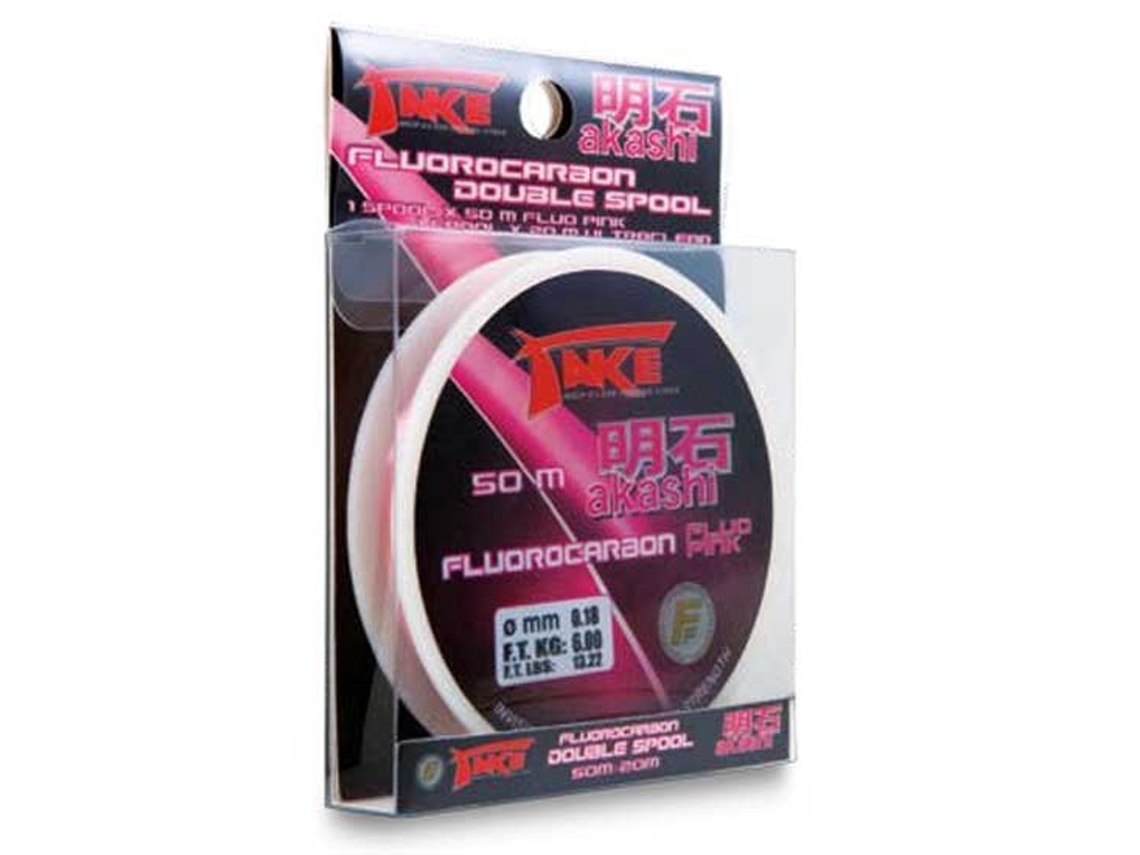 Fluorocarbono Take Akashi 50 M Rosa 0.010 Mmlineaeffe