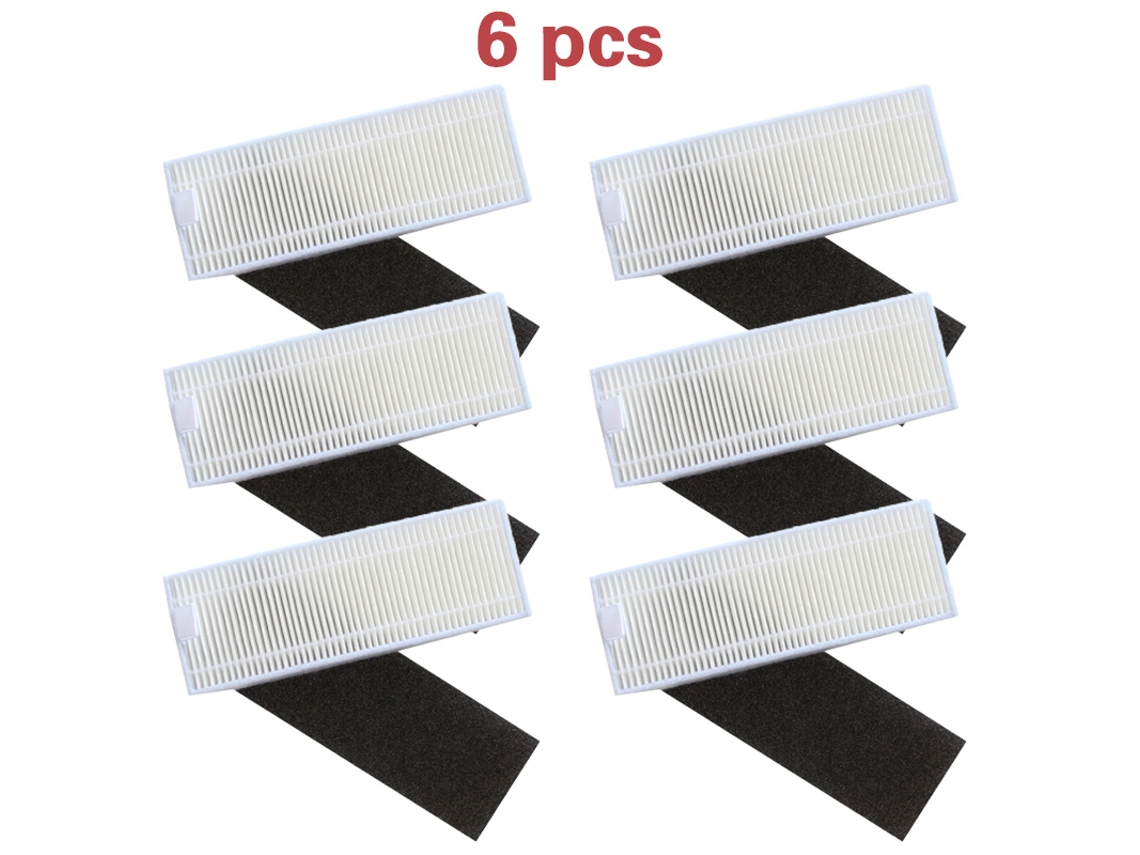 6/10 peças robô aspirador de pó esponjas para cocotec conga excelência 1090 robô aspirador peças acessórios filtros substituição