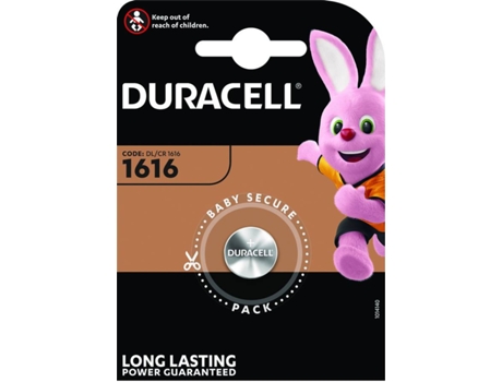 PILHA DURACEL.ESP.ELECTR.CR1616-1616K1