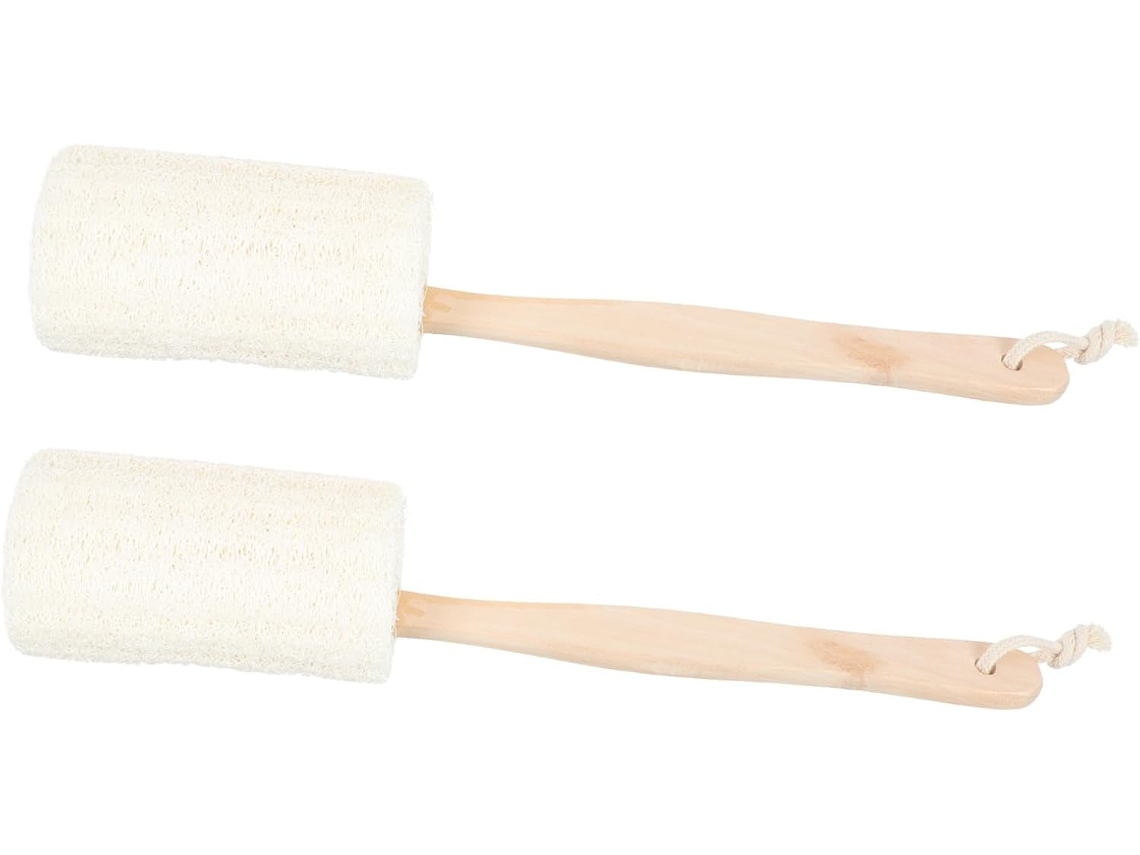 Lurelia Kit De 2 Buchas Vegetais De Banho De Cuidado Corporal, Bucha Vegetal, Uso Diário Prático