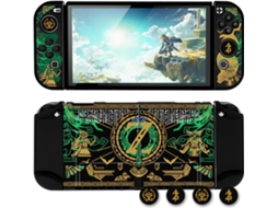 Capa Para Switch Oled Com 4 Capas Para Polegar Z Word Gertiz