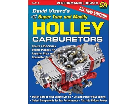 Livro david vizard's how to supertune and modify holley carburetors de david vizard (inglês)