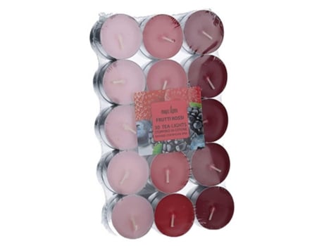 VELAS PERFUMADAS FRUTAS VERMELHAS 30UNI. 