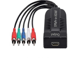 Conversor De Componentes Para Hdmi Adaptador Ypbpr Para Hdmi Com Suporte A 1080p E Seleção De Resolução. Aquaforge
