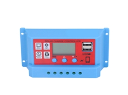 Controlador De Carga Solar Laxiscreed 12v/24v Pwm Com Display Lcd De 3 Estágios