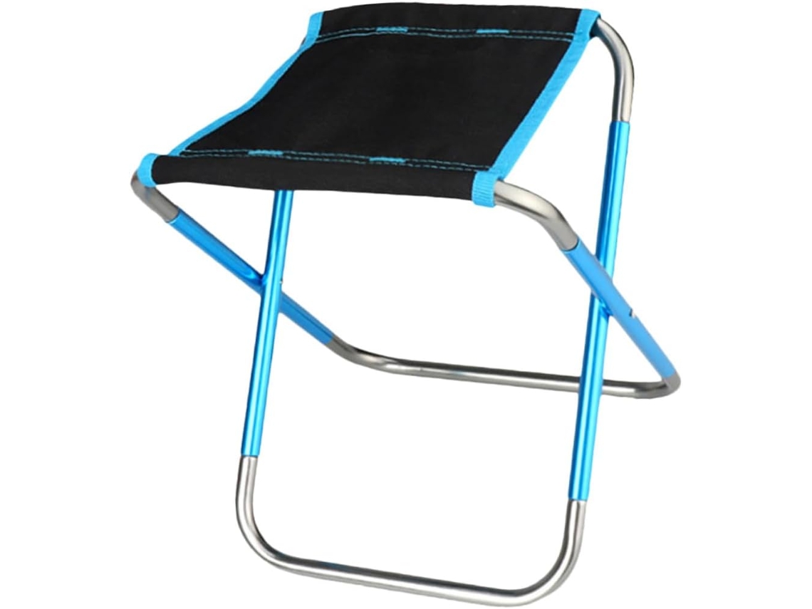 Banquinho Dobrável Alipis, em aço, portátil, leve, para camping