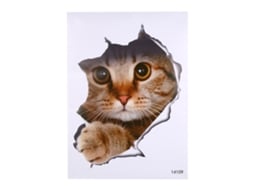 Adesivos De Parede 3d Animal Decorativos À Prova Dágua