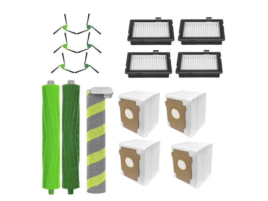 Escovas Laterais Principais, Esfregão De Rolo, Saco De Pó E Filtro Hepa Para Aspirador Robô Irobot Roomba Max 705, 706 E 707.