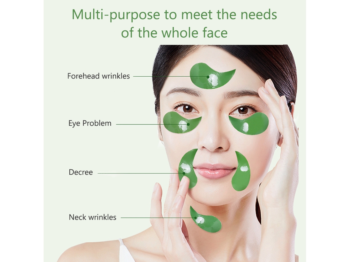 60 Mascarillas De Gel Para Tratamiento Ocular Contra Ojeras Y Arrugas