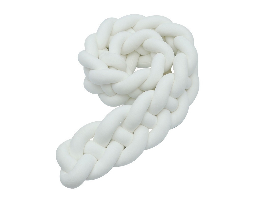 Trança Protetora De Berço Hibbent (350 Cm - Branco)