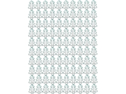 Clips De Papel Metálicos Em Formato Árvore, 100 Unidades, Leves, Portáteis, Galvanizados, Duráveis E Ideais