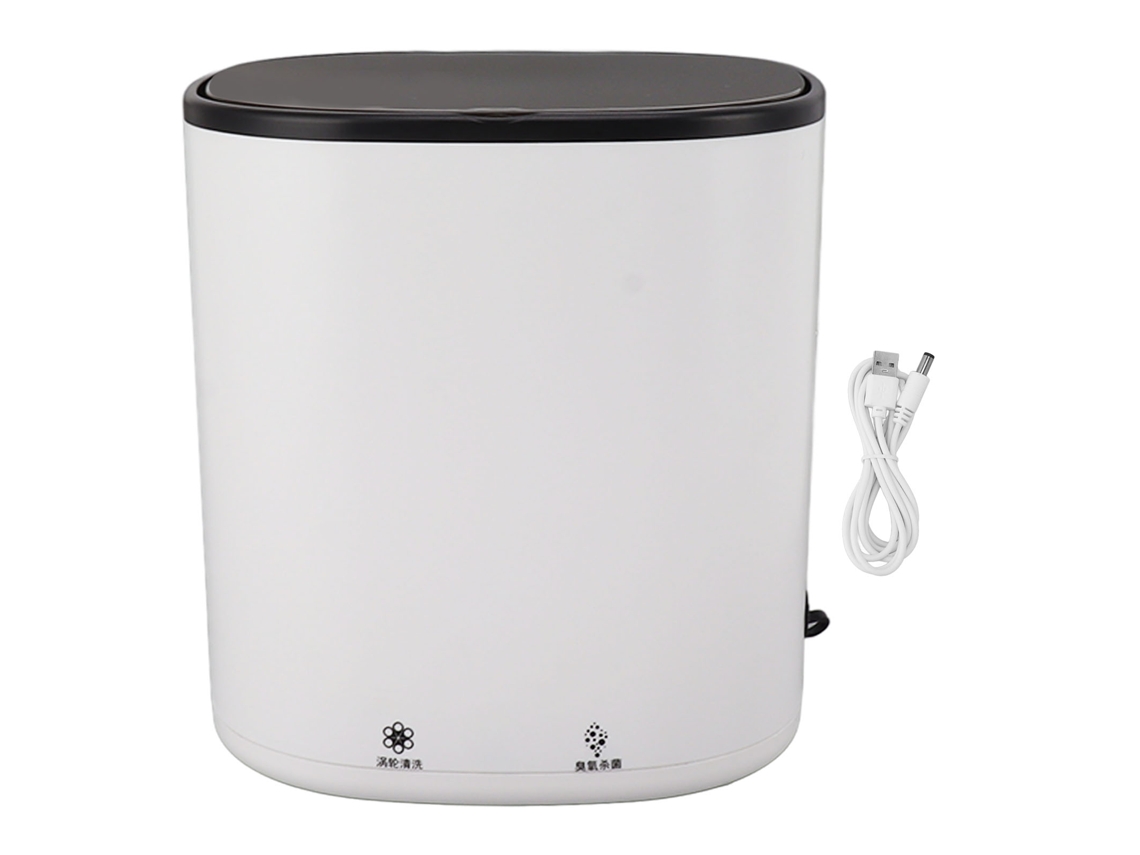 Limpador de Pincéis de Maquiagem Elétrico 4.5l Usb Turbo Luzes Azuis Secador Máquina Controle de uma Tecla para Todos os Tamanhos