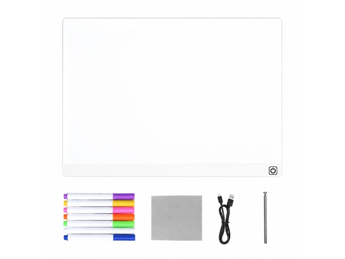 Quadro Transparente De Desenho Com Iluminação Led Usb (grande)