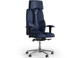Cadeira de Escritório Ergonómica KULIK Business Stitching PU Couro (Azul -130x50x50cm)