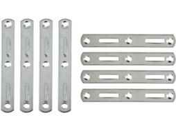 Conjunto De 4 Peças 125mm Com Suporte Para Dobradiça Cama, Gancho E Placa De Fixação Para Móveis Com Estrutura Madeira
