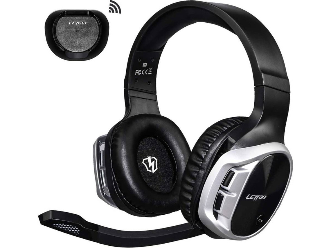 Auscultadores Gaming Bluetooth Bestvite (on Ear - Microauriculares - Noise Cancelling - Preto)