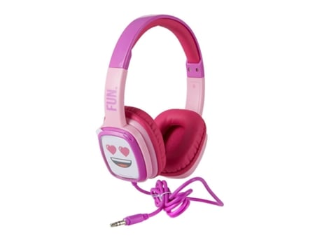 Headphone Emoji Flip & Switch Pink