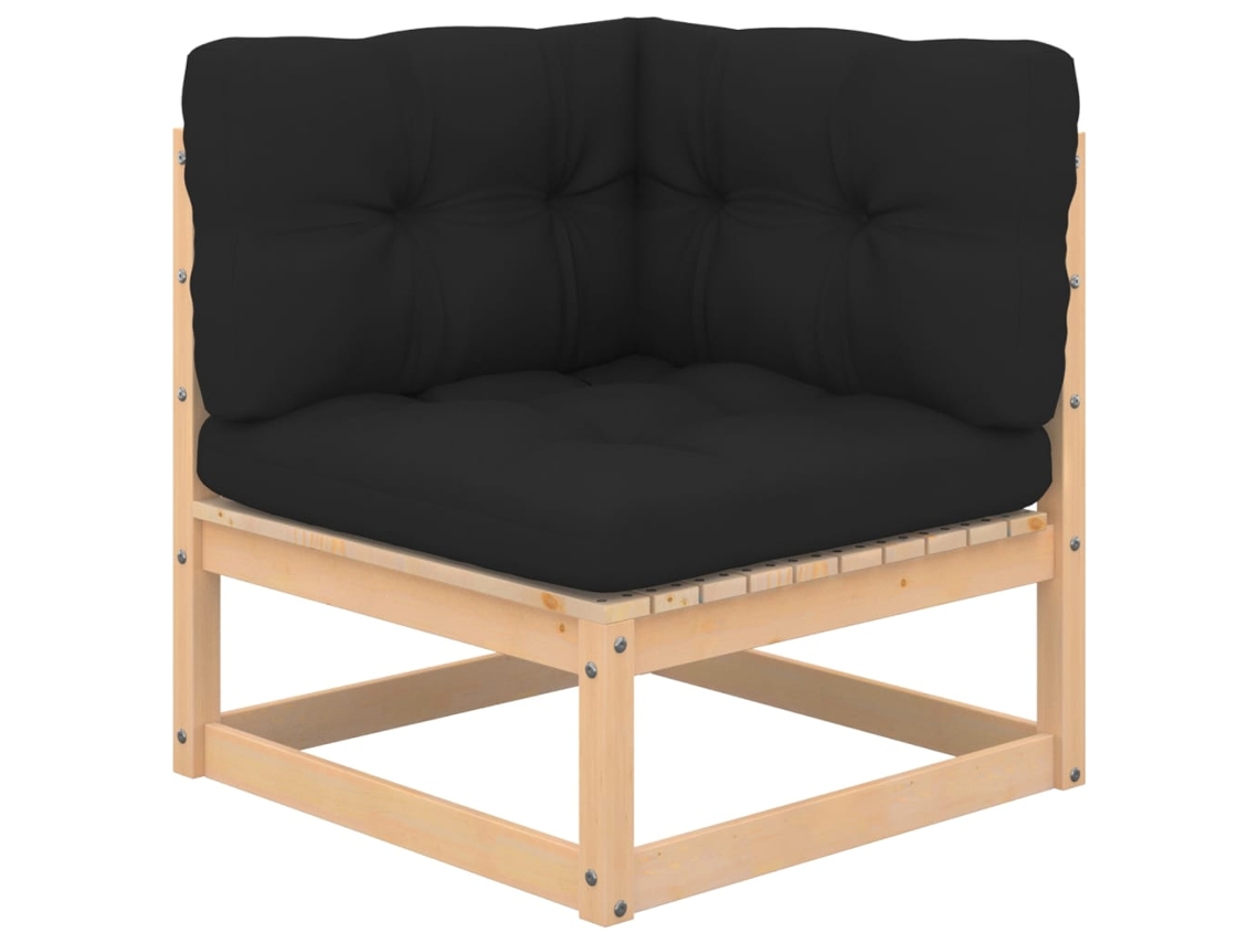 Corner Sofa, Corner Sofas Vidaxl Antracite Madeira De Pinho (n/a)