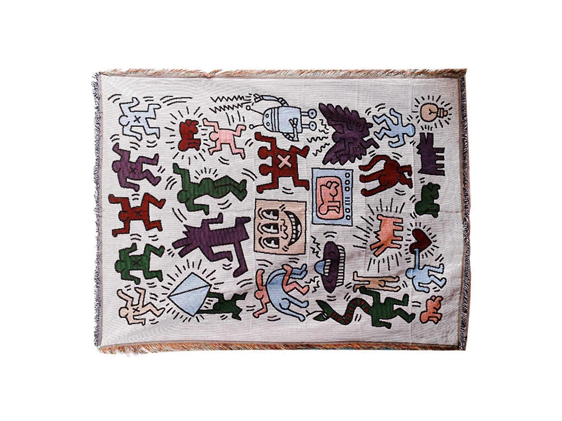 Manta De Piquenique Macia E Aconchegante Com Estampa Xadrez Boho Para Família, Ideal Para Acampamentos E Festas Ao Ar Livre.