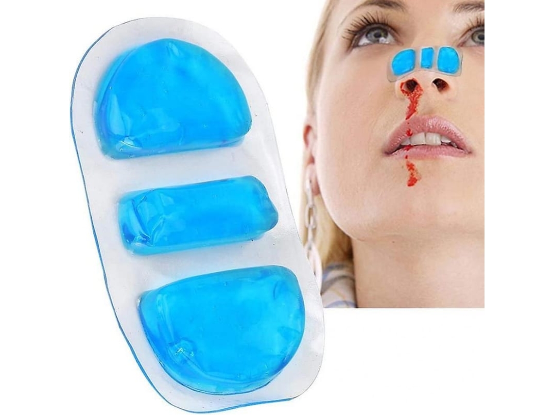 2026-pacote De Gelo Gel Para Nariz Frio, Compresa Fria Refrescante, Reutilizável, Tamanho 11x6,5cm Azul
