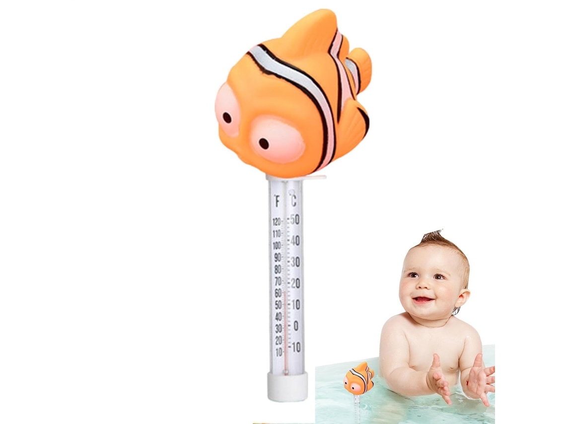 Termômetro Flutuante Para Piscina | De Em Formato Animal Fofo Acessório, Grande, Fácil De Ler Com Cordão