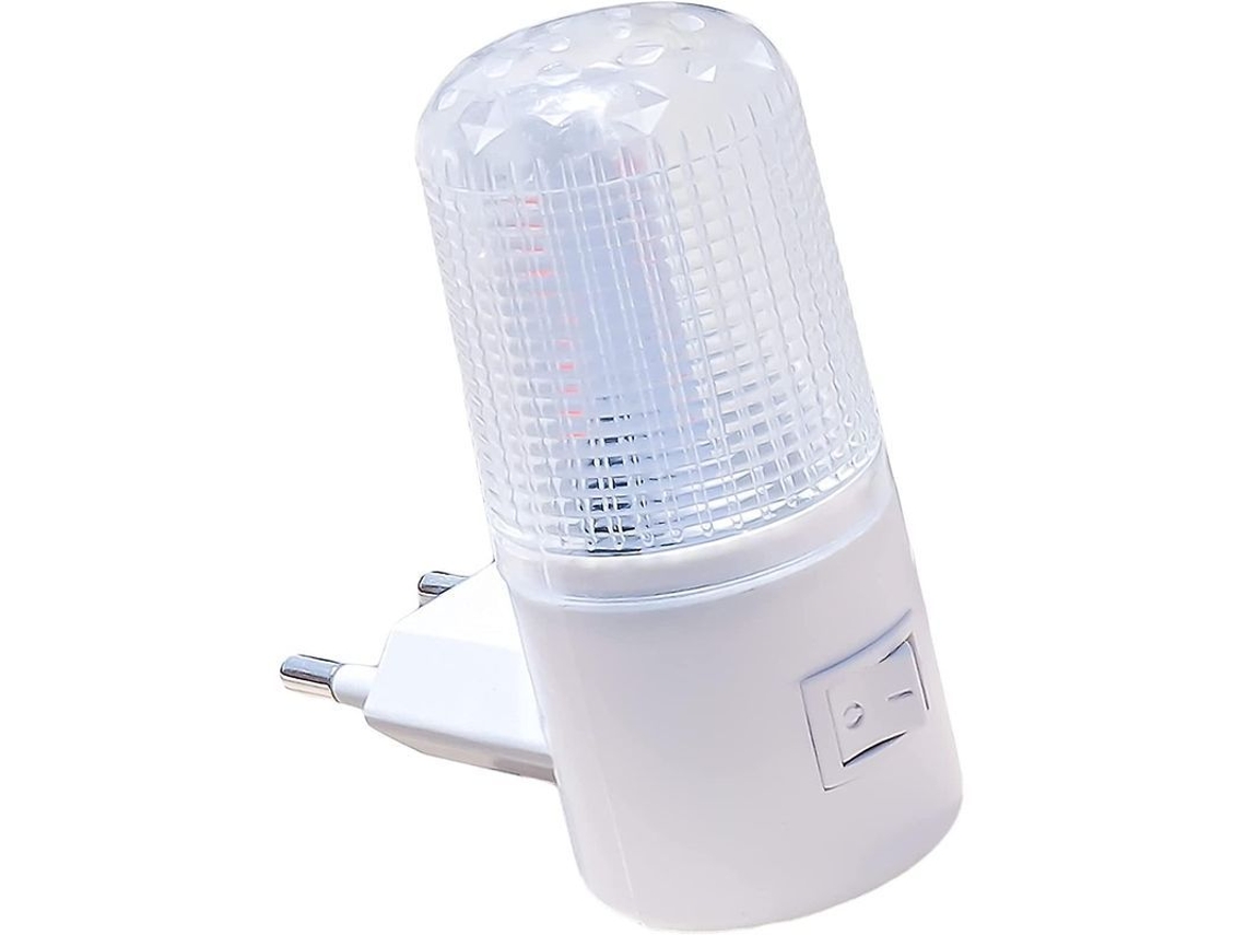 Luz Noturna Nova Line, LED, com interruptor manual, plugue | S/MARCA