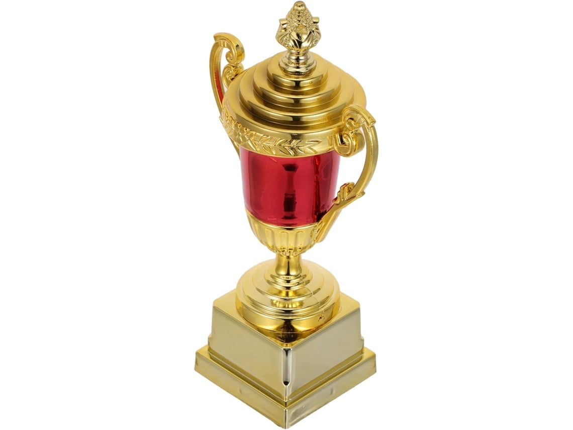 Troféu Escolar De Plástico Vermelho