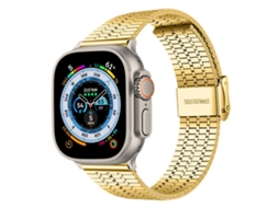 Bracelete Apple Watch Borracha Fluorocarbonada Textura Azul XIAOMOYU