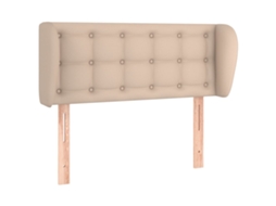 Cabeceira Cama Abas Couro Artificial 93x23x78/88 Cm Cappuccino MAISON EXCLUSIVE