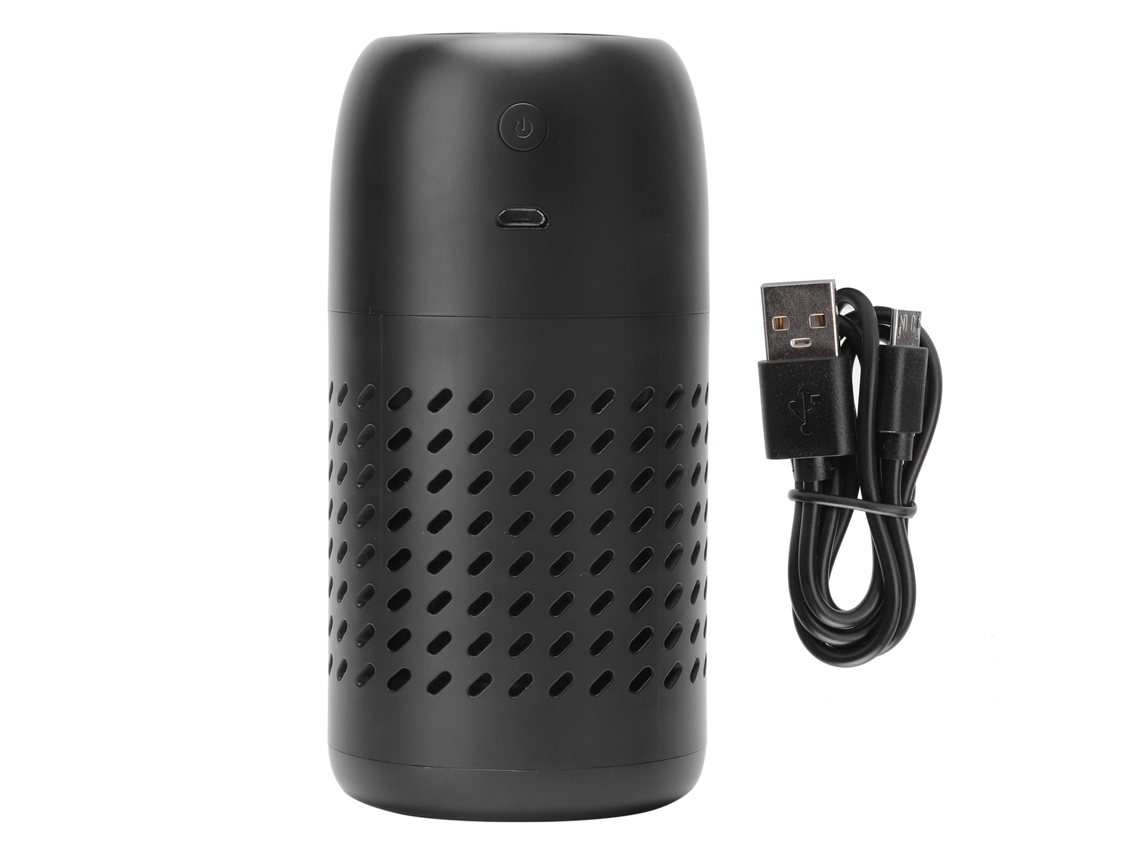 Purificador de aire portátil con iones negativos para hogar, oficina, dormitorio y espacios pequeños Q9 negro S/MARCA