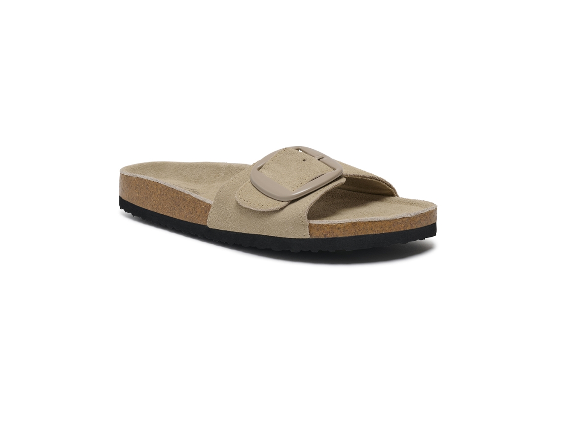 Sandália Feminina De Fivela Simples - Aneli